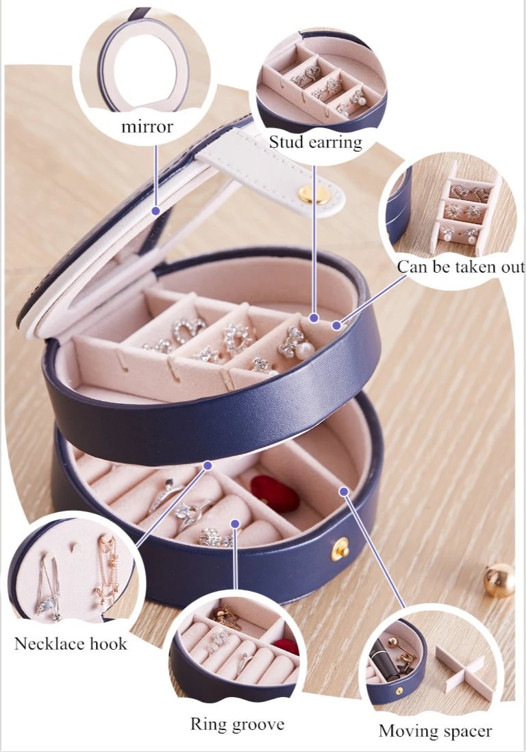 Medium Travel Jewelry Box