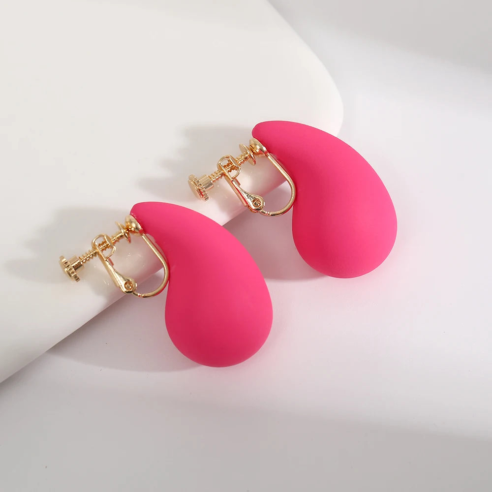Handemi Handeni Teardrop Clip-On Earrings – ANN VOYAGE