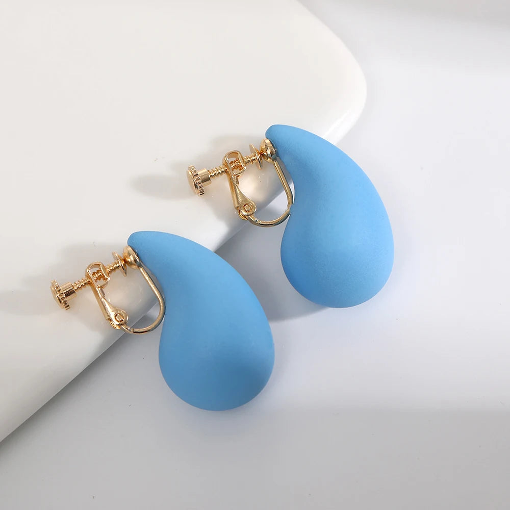 Handemi Handeni Teardrop Clip-On Earrings – ANN VOYAGE