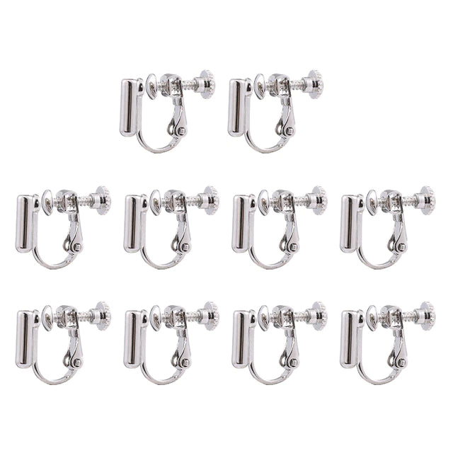 Clip-On Earrings Converters, Convert Pierced Earrings Into Clip-On Earrings  (5 pairs)