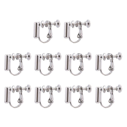 Clip-On Earrings Converters, Convert Pierced Earrings Into Clip-On Earrings (5 pairs)