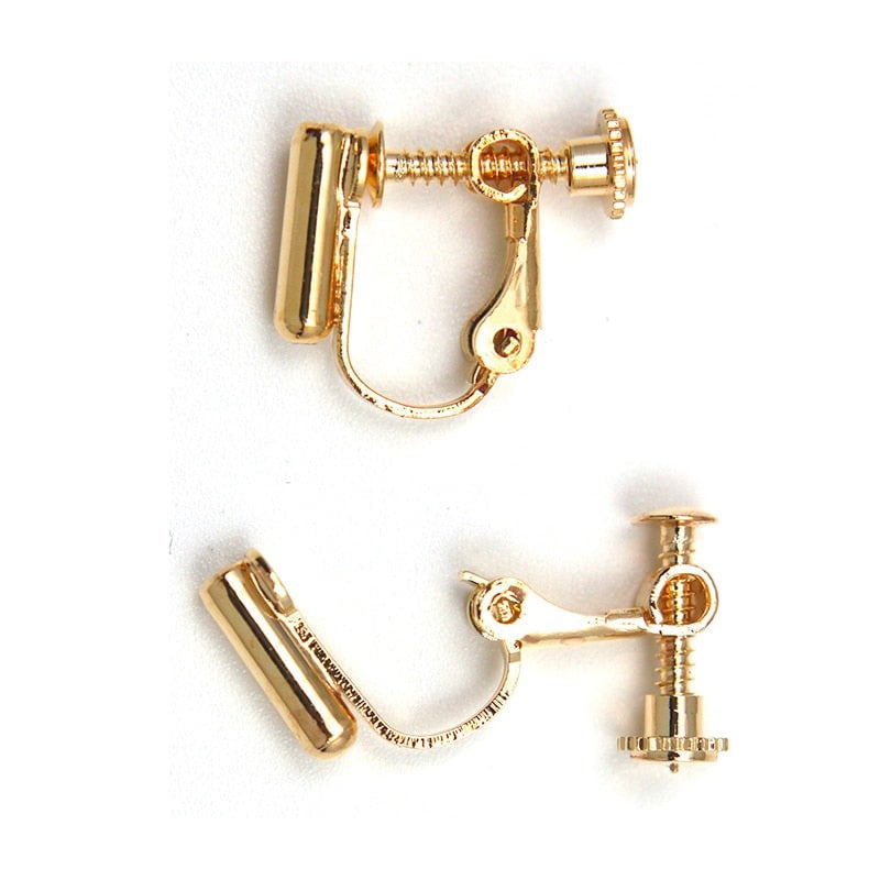 Clip-On Earrings Converters, Convert Pierced Earrings Into Clip-On Earrings (5 pairs) - ANN VOYAGE