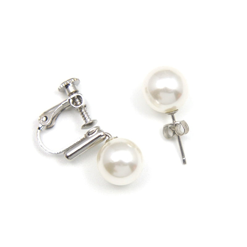 Clip-On Earrings Converters, Convert Pierced Earrings Into Clip-On Earrings (5 pairs) - ANN VOYAGE