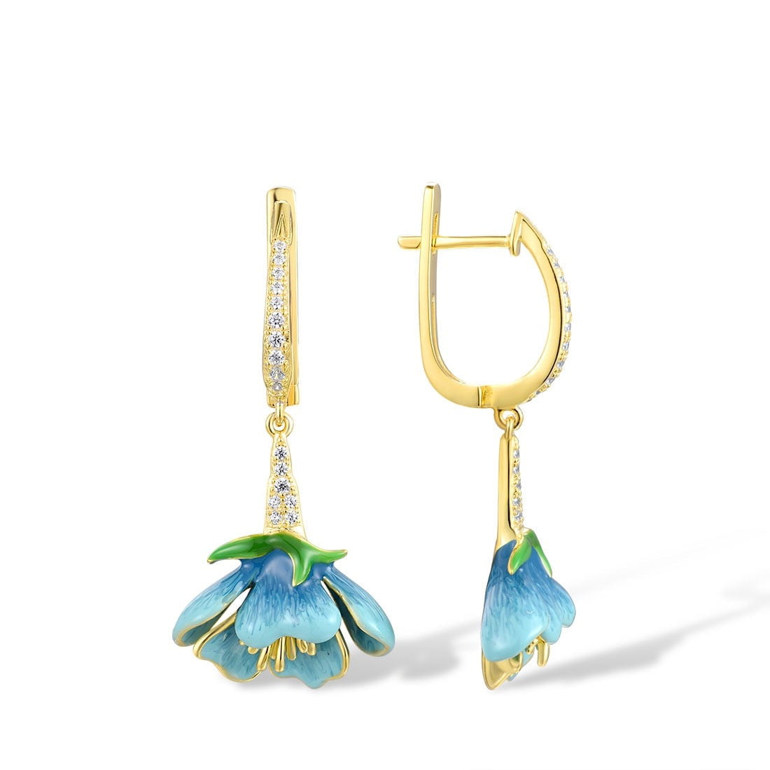 Naina Gold Drop Earrings Jewellery India Online - CaratLane.com