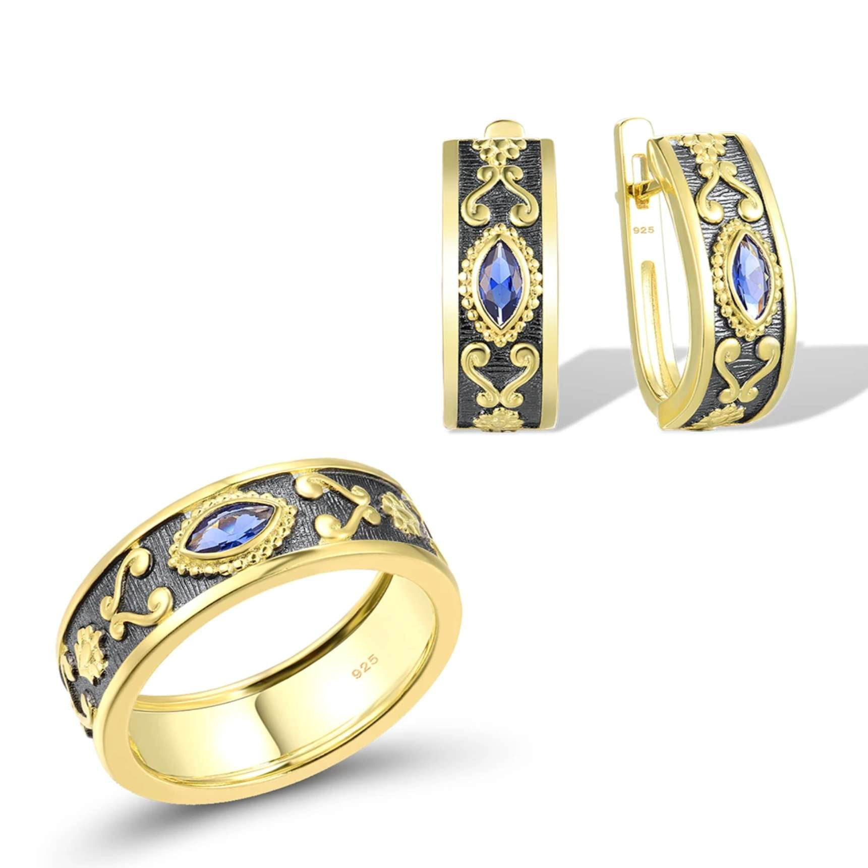Zografou Earrings - ANN VOYAGE