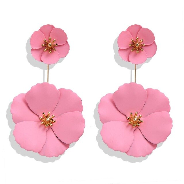 Amazon.com: Flower Ornament Earrings Miniblings India Metal Bronze Floral  Large 45Mm : Clothing, Shoes & Jewelry