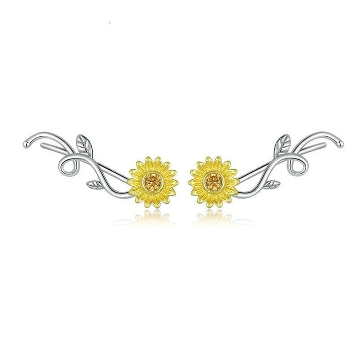 Picayune Sunflower Stud Earrings ANN VOYAGE