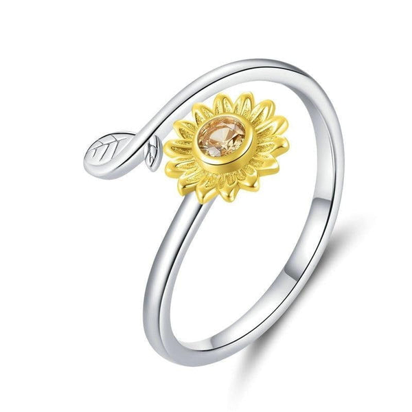 Picayune Adjustable Sunflower Ring ANN VOYAGE